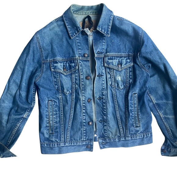 GAP Jackets & Blazers - Vintage GAP Distressed Denim Jacket